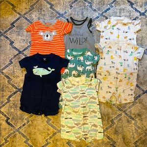 Lot of 9 toddler boys outfits 12 - 18 month